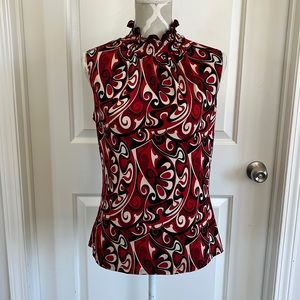 Sere Nade sleeveless high collar top size medium